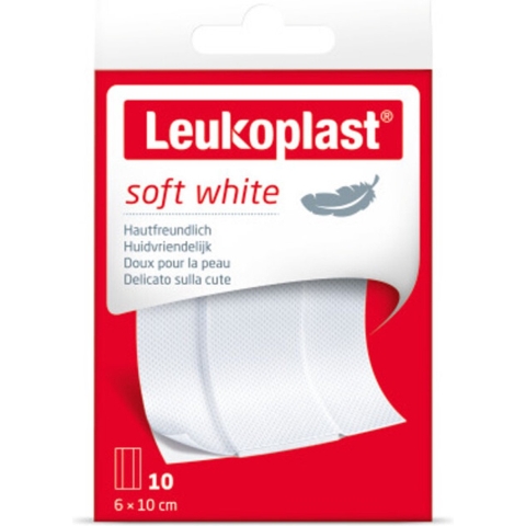 10x Leukoplast Pleister Zacht Wit 10 stuks