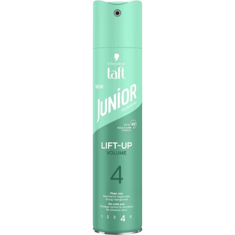 6x Taft Junior Hairspray Ultra Lift-Up Volume 250 ml