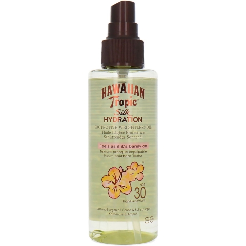 1+1 gratis: Hawaiian Tropic Silk Hydration Protect Weightless Oil SPF 30 148 ml