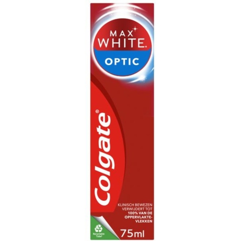 3x Colgate Tandpasta Max White Optic 75 ml