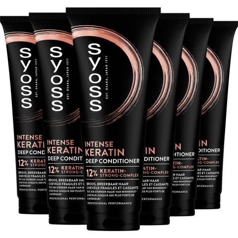 6x Syoss Keratin Conditioner 250 ml