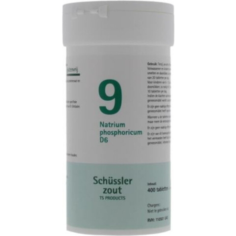 Pfluger Schussler Zout nr 9 Natrium Phosphoricum D6 400 tabletten