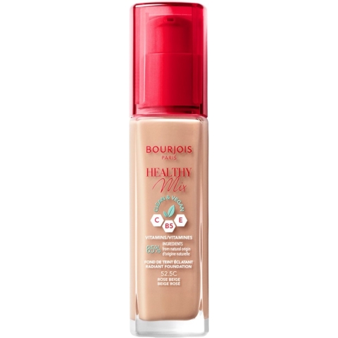 1+1 gratis: Bourjois Paris Healthy Mix Clean Foundation 52.5 Rose Beige 30 ml
