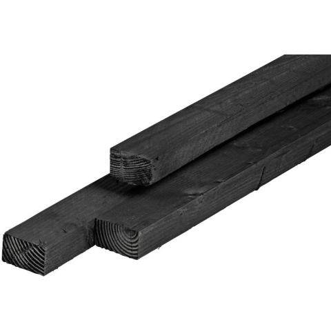 Regel douglas zwart geimpregneerd 4,5x7,5x400 cm Tuindeco - Tuindeco