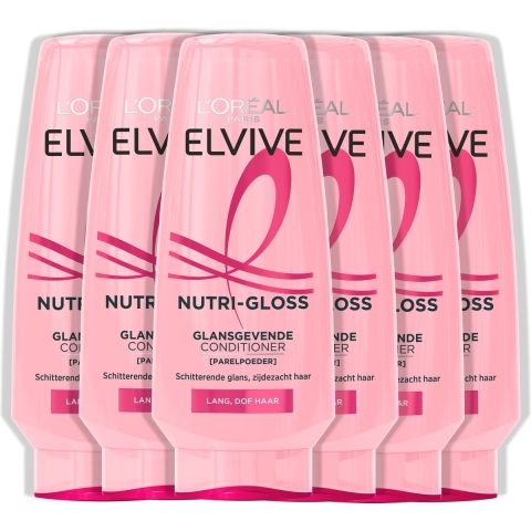 6x L'Oréal Elvive Nutri Gloss Conditioner 200 ml