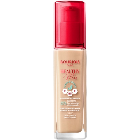 1+1 gratis: Bourjois Paris Healthy Mix Clean Foundation 051 Light Vanilla 30 ml