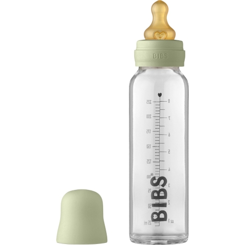 Bibs Glazen Babyfles Complete Set Sage 225 ml