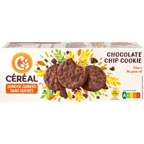 6x Céréal Chocolate Chip Cookie 130 gr