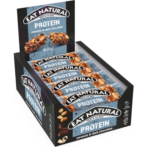 Eat natural Proteïn Bar Pinda's en Chocolade 12 x 40 gr