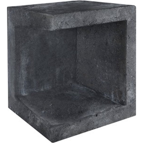 U-element hoek zwart 40x40x50 cm - Gardenlux