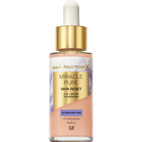 1+1 gratis: Max Factor Miracle Pure 2in1 Skin Reset Serum Foundation Fair 30 ml