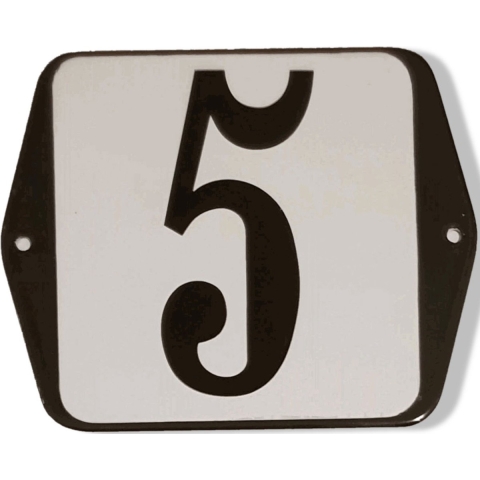 Huisnummer standaard nummer 5 - Warentuin mix