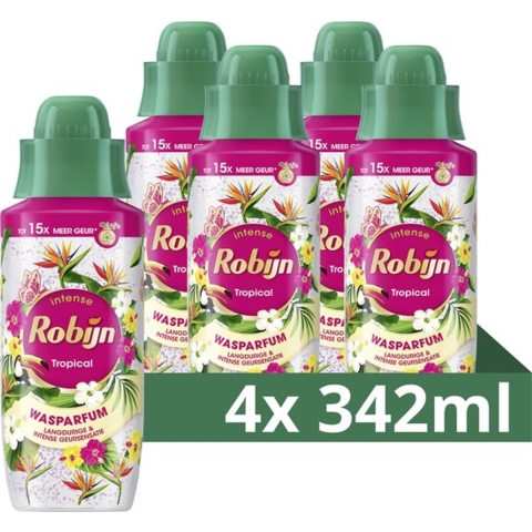 4x Robijn Wasparfum Tropical 324 ml