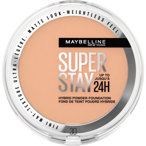 1+1 gratis: Maybelline SuperStay 24H Hybrid Poeder Foundation 30 9 gr