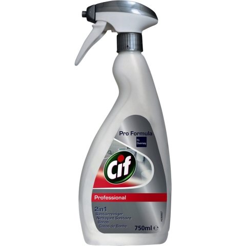 6x Cif Professional 2-in-1 Sanitairreiniger -en Ontkalker Pro Formula 750 ml