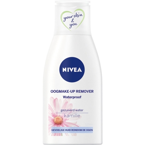 3x Nivea Oogmake-Up Remover Sensitive Kamille Waterproof 125 ml