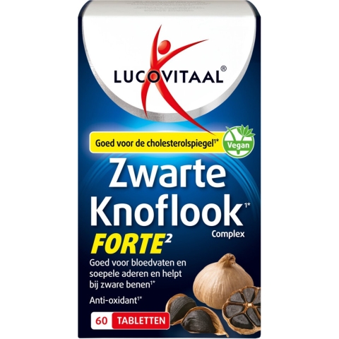 2+2 gratis: Lucovitaal Zwarte Knoflook Forte 60 tabletten