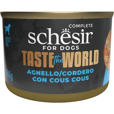 8x Schesir Taste The World Hond Lamsvlees&Couscous 150 gr