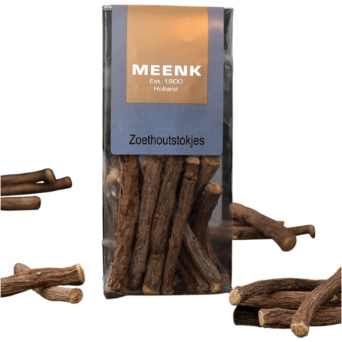 8x Meenk Zoethout Stokjes 50 gr