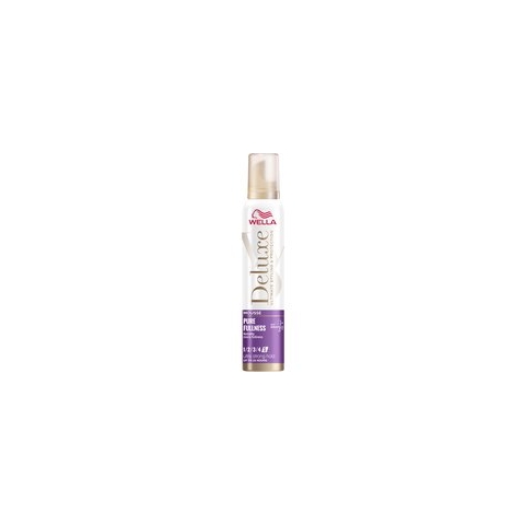 3x Wella Deluxe Pure Fullness Mousse 200 ml