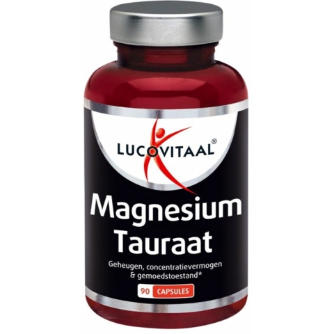 2+2 gratis: Lucovitaal Magnesium Tauraat 90 capsules