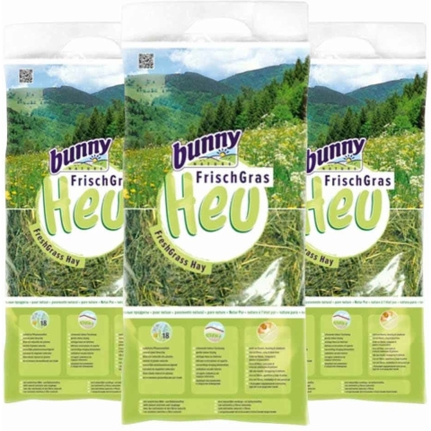 3x Bunny Nature Vers Gras Hooi Kamille 500 gr