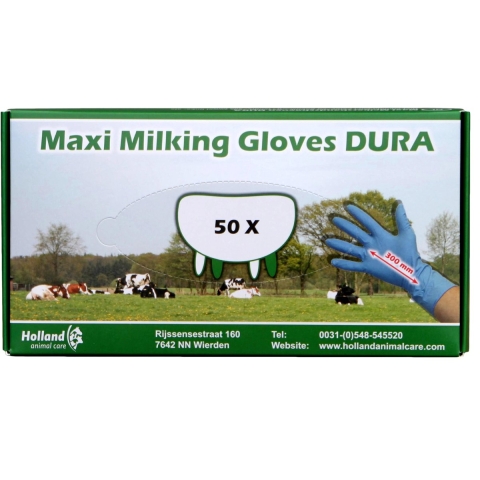 Melkershandschoen 8 mil Dura 30cm maat S 6-7
