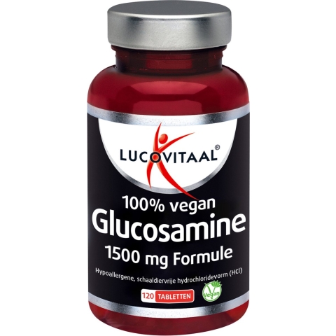 2+2 gratis: Lucovitaal Glucosamine Vegan Puur 120 tabletten