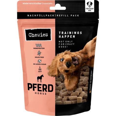 6x Chewies Trainingshapjes Hondensnacks Paard 175 gr