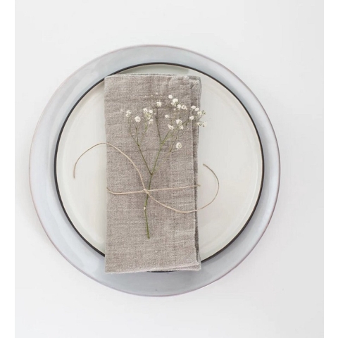 LINEN TALES - Linnen Servet 40x40 set van 2 Natural