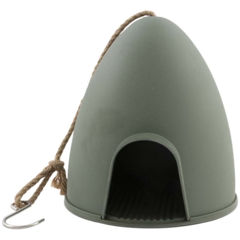 POINT-VIRGULE - Tuin - Voederhuisje groen 18cm
