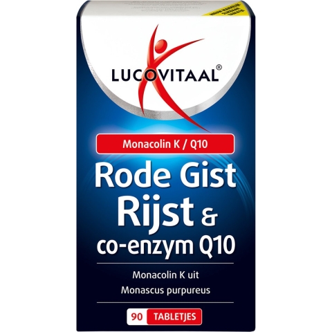2+2 gratis: Lucovitaal Rode Gist Rijst&Q10 90 tabletten