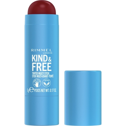 1+1 gratis: Rimmel Kind&Free Multi Stick Blush en Lipstick Berry Sweet 005 5 gr