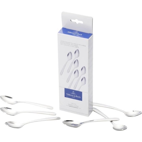 VILLEROY & BOCH - Daily Line - Koffielepel set van 6 14cm