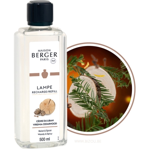 LAMPE BERGER - Parfums - Parfum 0,50l Virginia Cedarwood