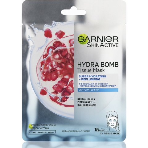 6x Garnier SkinActive Tissue Gezichtsmasker Hydraterend&Revitaliserend