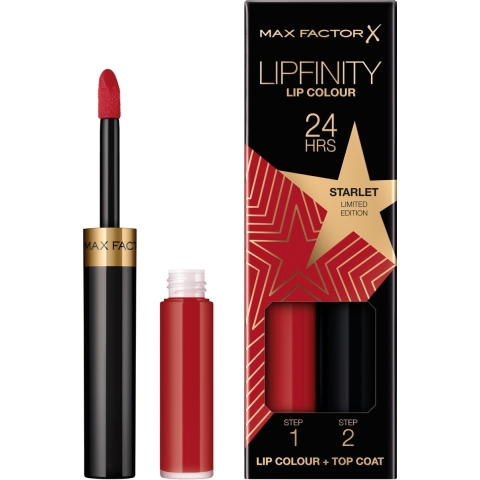 1+1 gratis: Max Factor Lipfinity Liquid Lipstick Limited Edition 088 Starlet 2,3 ml