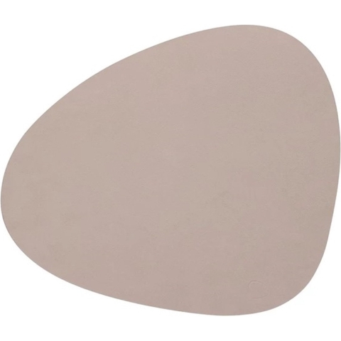 LIND DNA - Dinner Mat Curve - Placemat 37x44cm Nupo Clay Brown