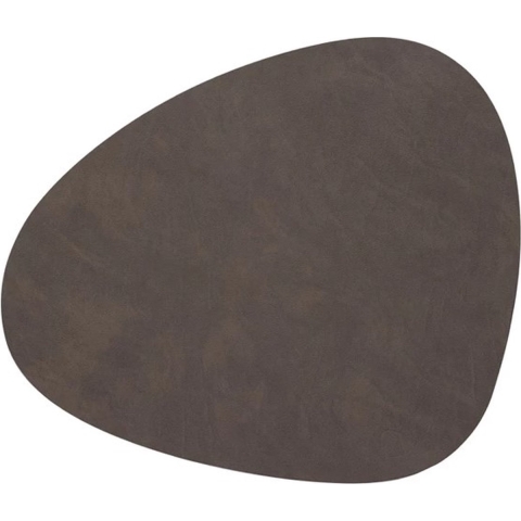 LIND DNA - Dinner Mat Curve - Placemat 37x44cm Nupo Caviar