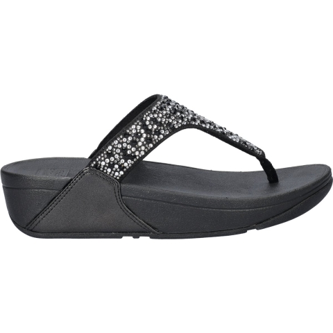 FitFlop Lulu Crystal Mix Toe-Post Sandals Teenslippers