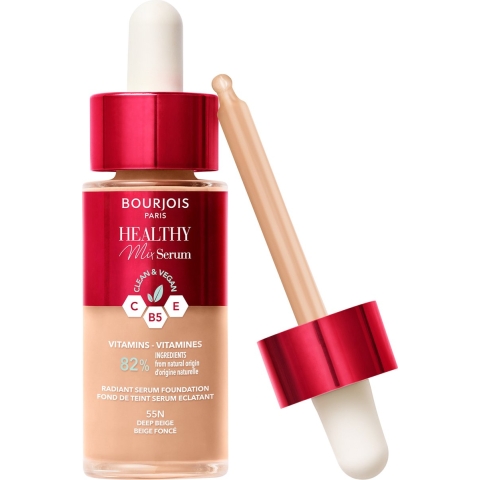 1+1 gratis: Bourjois Healthy Mix Serum Foundation 55 Deep Beige 30 ml