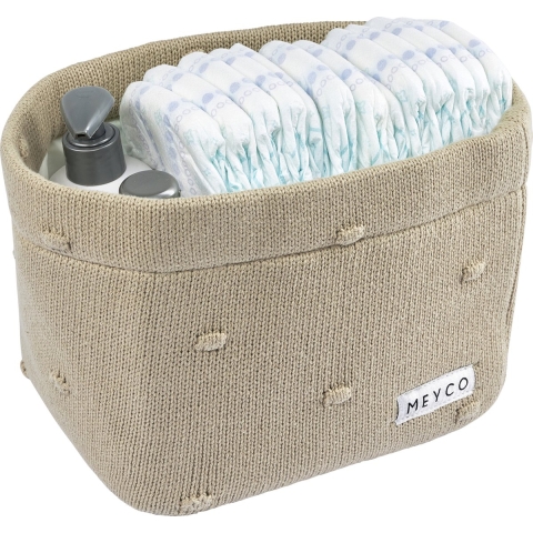 Mand Meyco Medium Mini Knots Sand