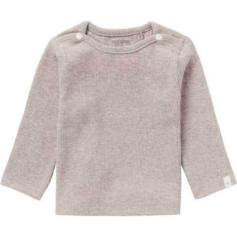 Shirt Noppies NOOS Tee Rib Natal Taupe Melange