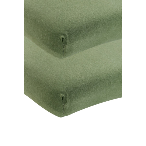 Hoeslaken Meyco Junior Olive Green 70x140/150 2st