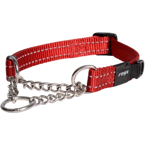 Rogz for dogs Rogz for dogs fanbelt halfslip halsband rood