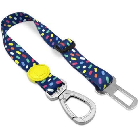 Morso Morso honden autogordel gerecycled color invaders paars