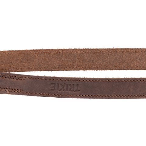 Trixie Trixie hondenriem rustic verstelbaar vetleer donkerbruin