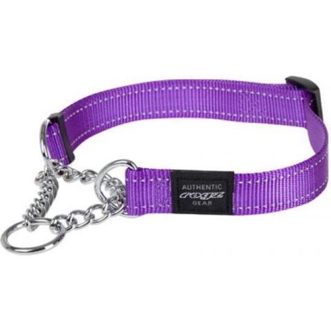 Rogz for dogs Rogz for dogs lumberjack halfslip halsband paars