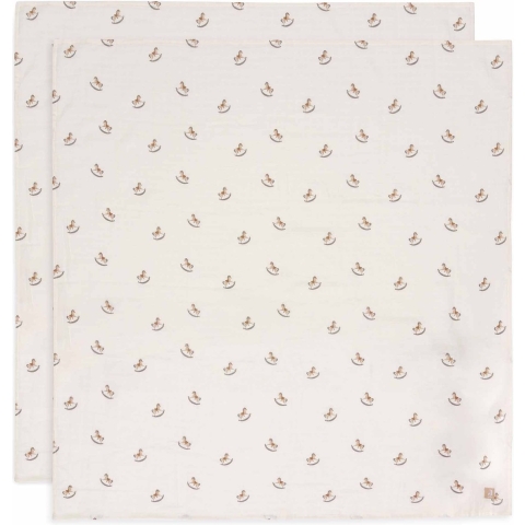 Multidoek Jollein Hydrofiel 115x115 Nostalgic Ride 2-pack