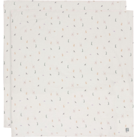 Multidoek Jollein Hydrofiel 115x115 Jungle Jambo 2-pack